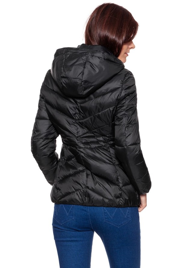 DAMSKA KURTKA ZIMOWA WRANGLER SHORT PUFFER BLACK W4124V501 112128755