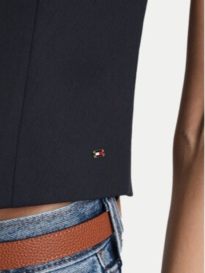 Tommy Hilfiger Kamizelka WW0WW48882 Granatowy Regular Fit