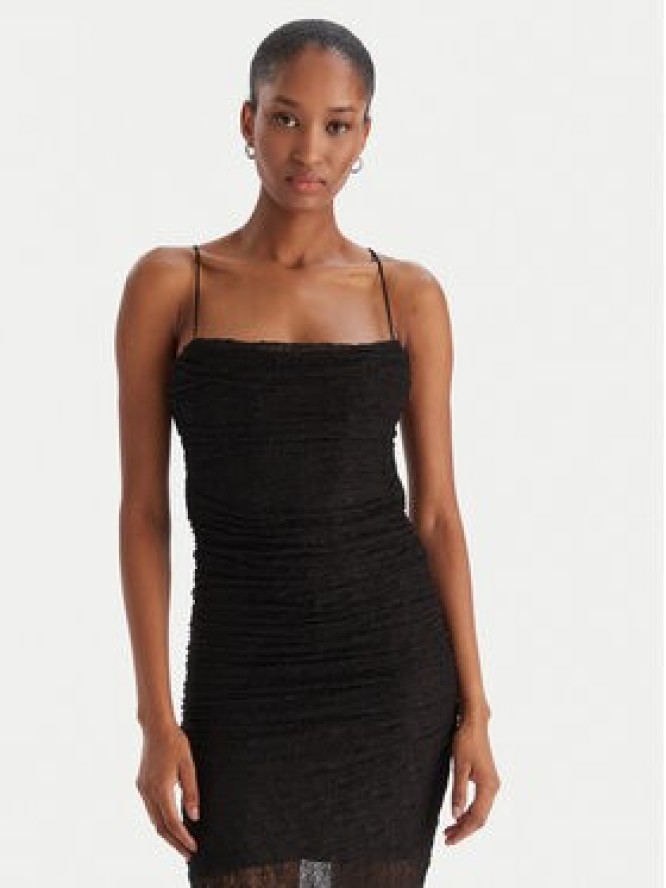 Eleh Sukienka koktajlowa EFW250350 Czarny Slim Fit