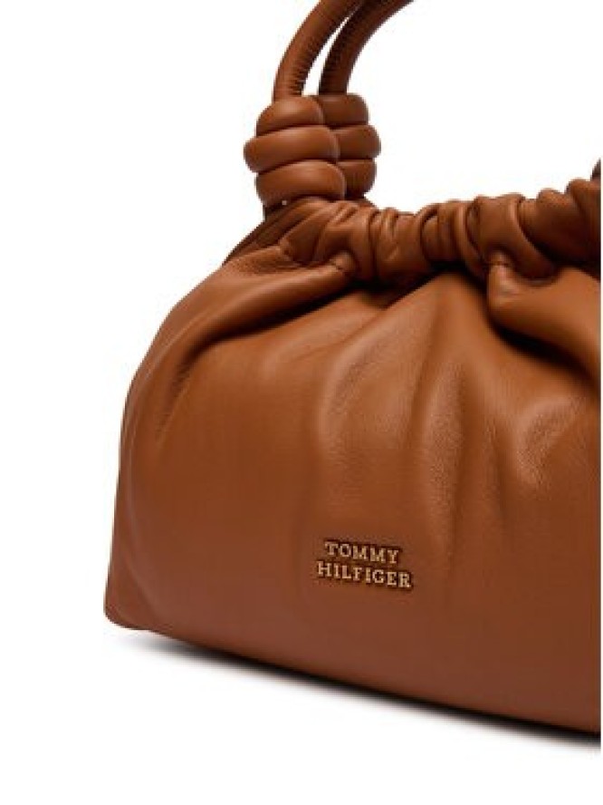 Tommy Hilfiger Torebka Th Soft Leather Med Crossover AW0AW18369 Brązowy