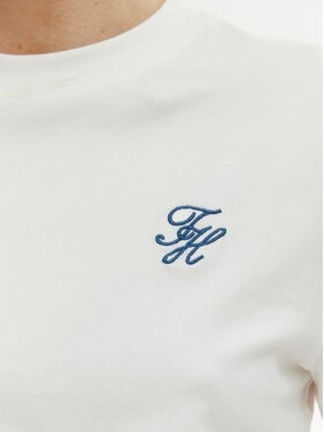 Tommy Hilfiger T-Shirt WW0WW48699 Écru Regular Fit