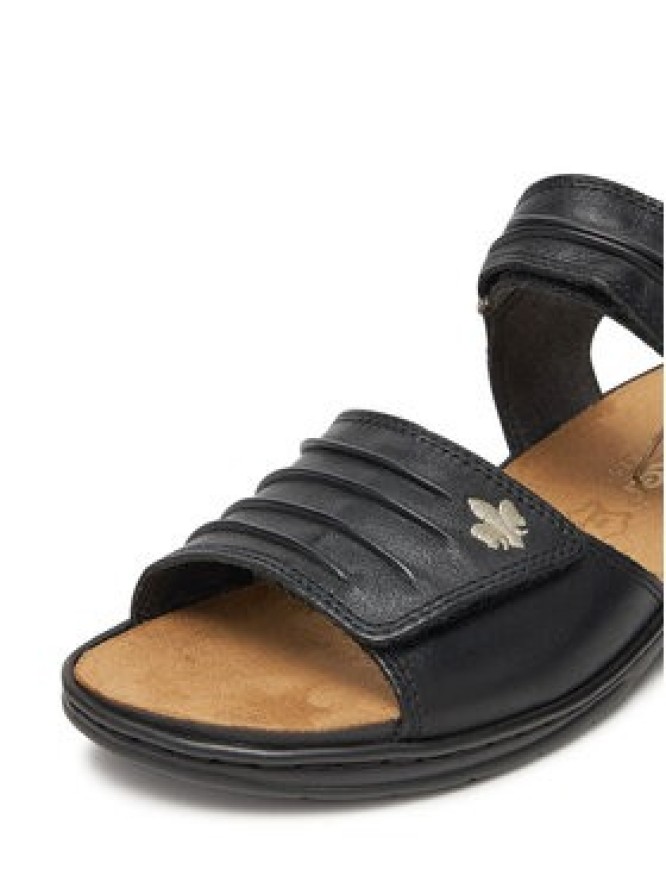 Rieker Sandały 64560-01 Czarny