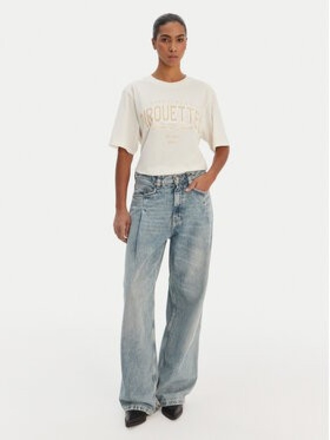 BOSS T-Shirt C_Eregular_1 50556993 Beżowy Relaxed Fit