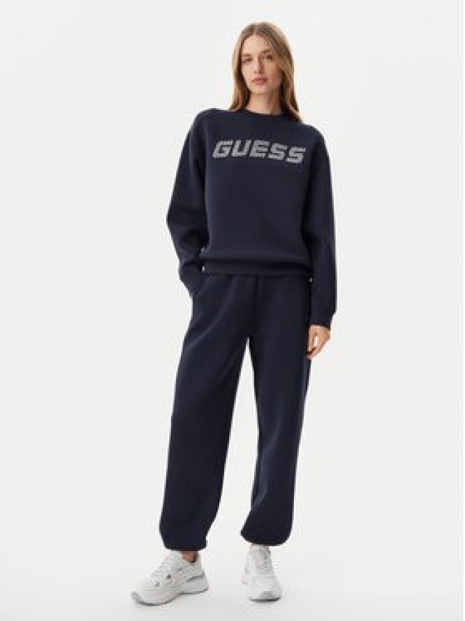 Guess Bluza V4BQ15 K7UW2 Granatowy Regular Fit