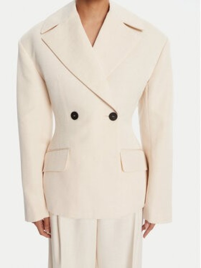 JACQUEMUS Marynarka La Veste Norma 25E251JA0871709130 Beżowy Regular Fit