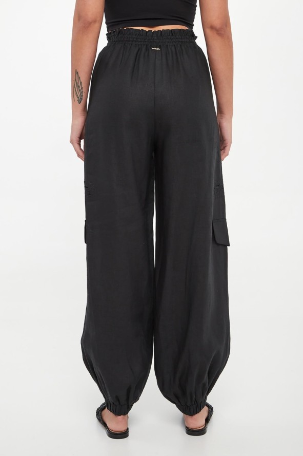 Spodnie damskie lniane TWINSET