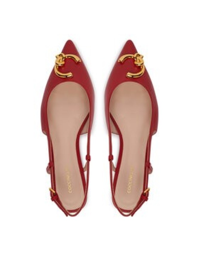 Coccinelle Baleriny C-Me Smooth E4 SB3 21 02 01 Czerwony