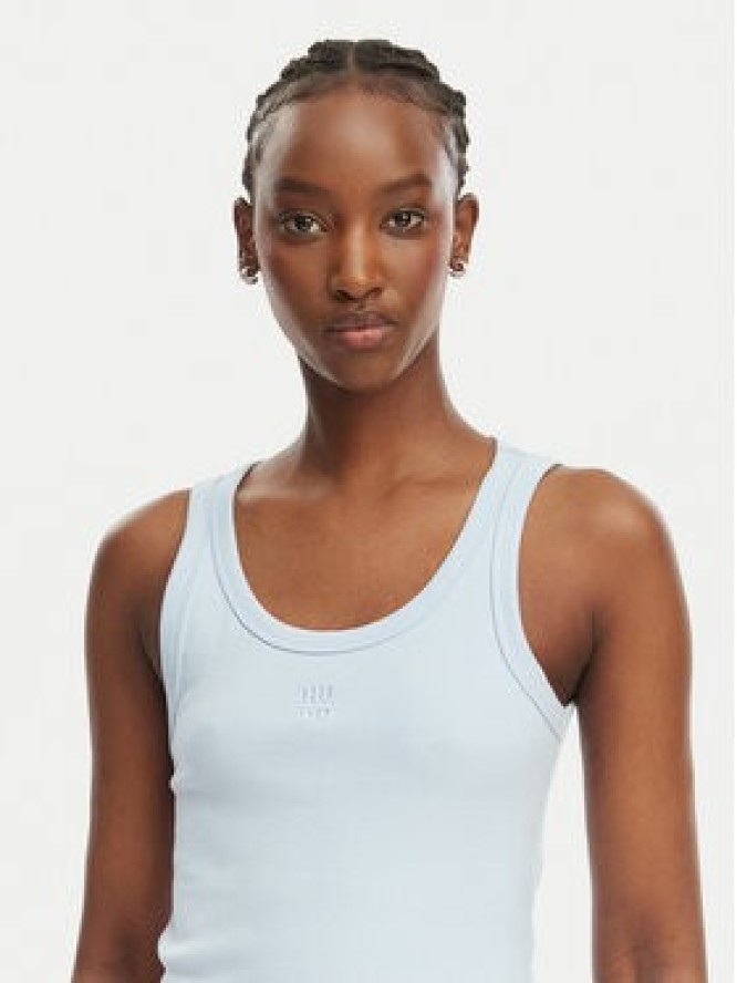 HUGO Top Datamia 50514489 Niebieski Slim Fit