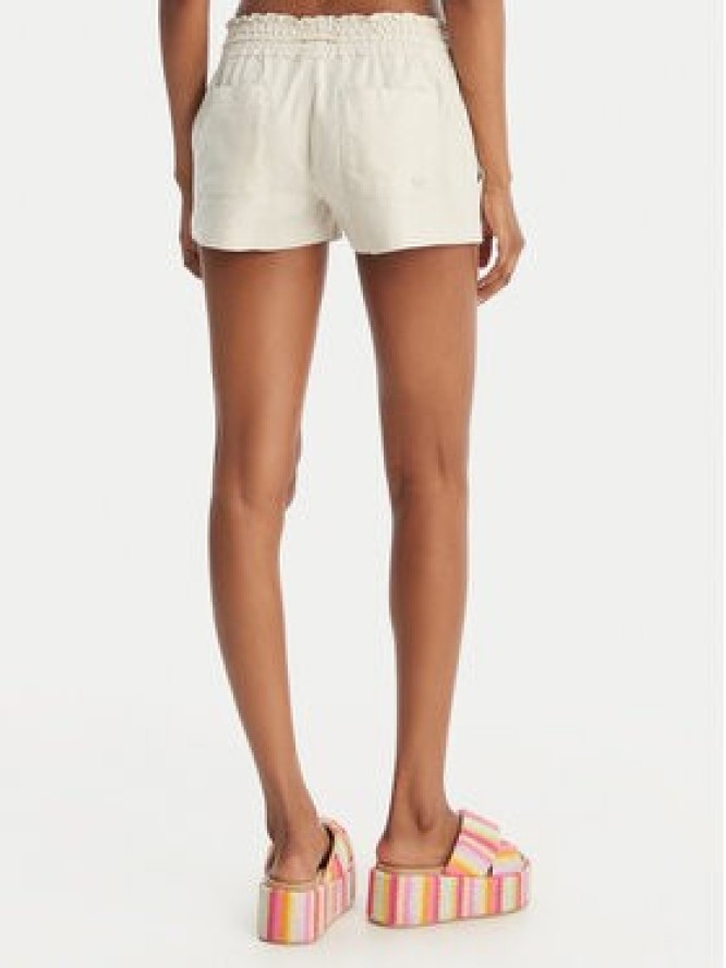 Roxy Szorty materiałowe Oceanside ARJNS03007 Beżowy Regular Fit