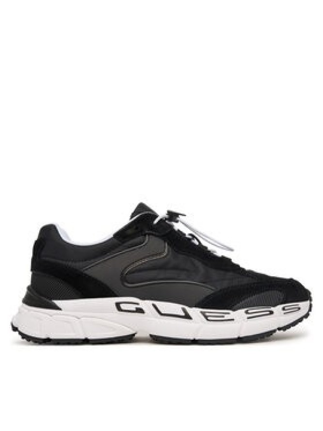 Guess Sneakersy FLTBRZ LEA12 Czarny