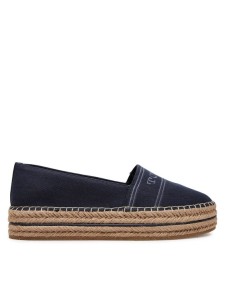 Tommy Hilfiger Espadryle Denim Platform Espadrille FW0FW08543 Granatowy