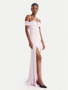 Elisabetta Franchi Sukienka wieczorowa AB-R08-51E2-V800 Różowy Regular Fit