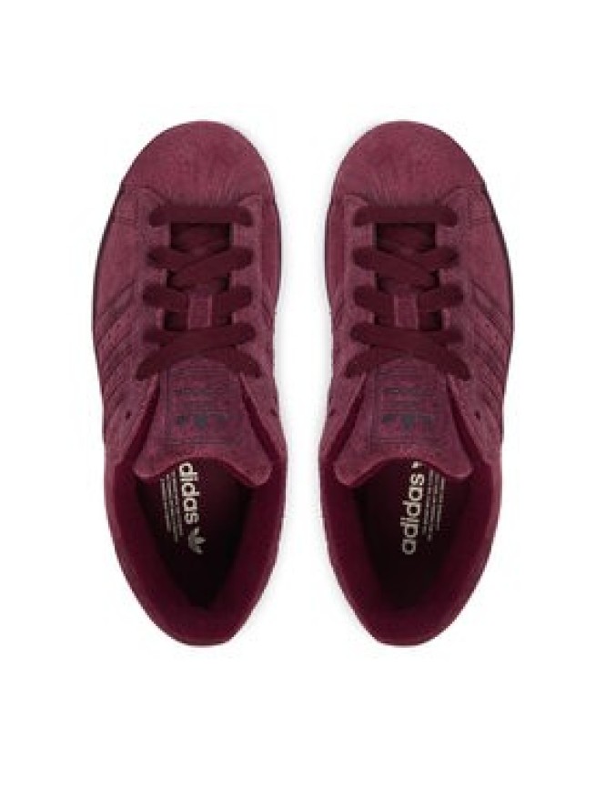adidas Sneakersy Superstar II KJ4655 Bordowy