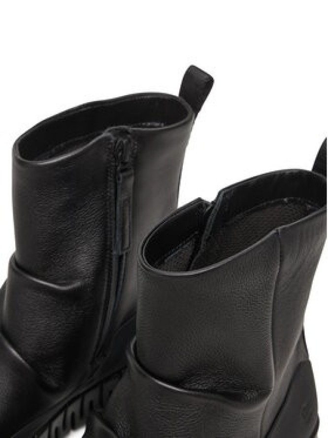 ECCO Botki Gruuv Pull On Mid FashiOn 21831351052 Czarny