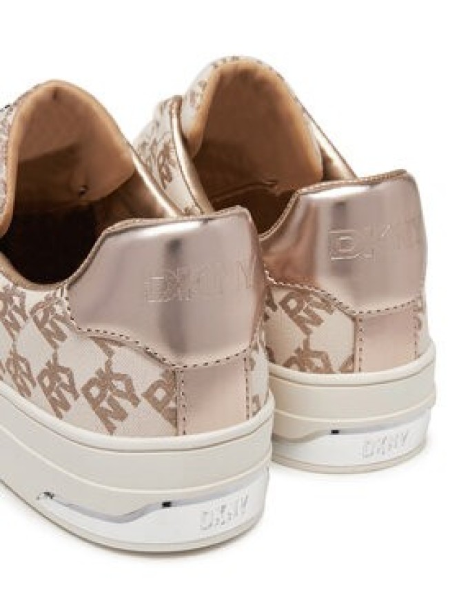 DKNY Trampki York Lace UP Sneak K2533982 Beżowy