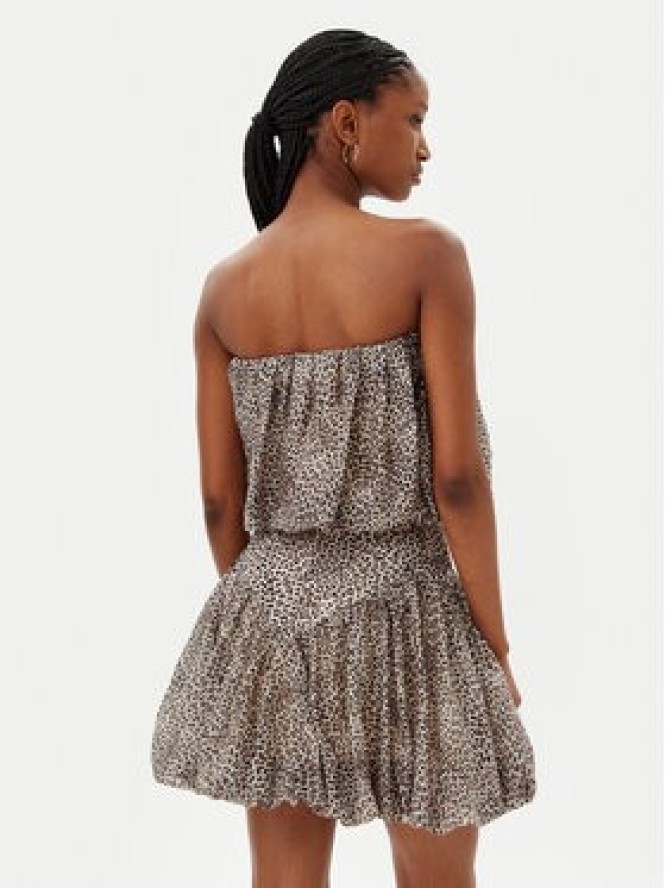 Bardot Bluzka Lissett Printed 59795TB Brązowy Relaxed Fit