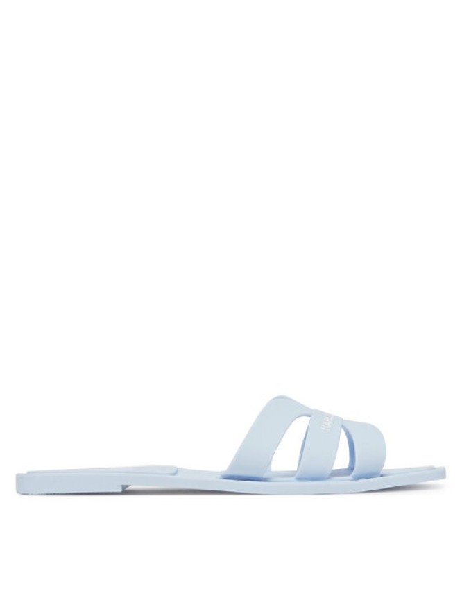 KARL LAGERFELD Klapki Jelly IV KL80025 Błękitny