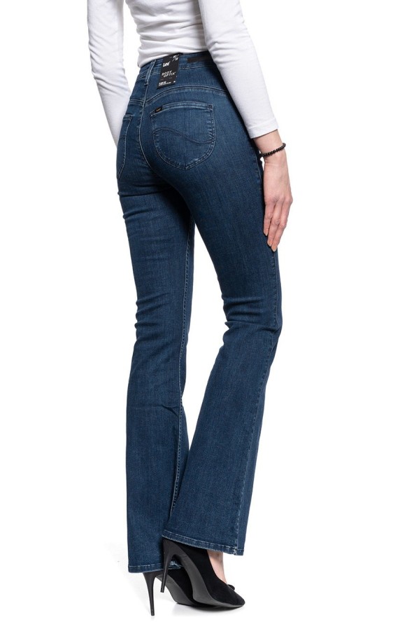 DAMSKIE SPODNIE JEANSOWE LEE FLARE BO L30FBWRF 112106417