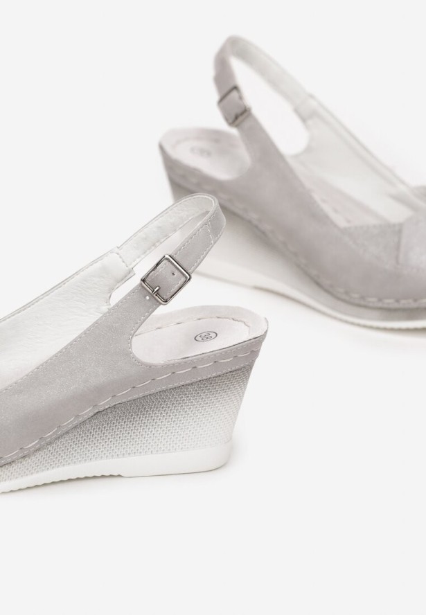 Jasnoszare Sandały Phinippe