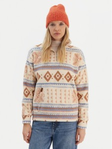 Roxy Polar Live Out Loud ERJPF03169 Beżowy Relaxed Fit