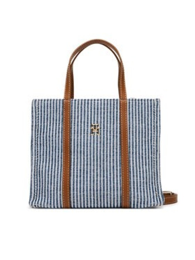 Tommy Hilfiger Torebka Th Premium Beach Le Mini Tote AW0AW17208 Niebieski
