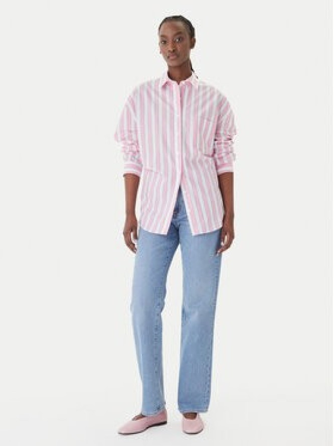 JOOP! Jeans Koszula Brenda 10100296 30101897 Różowy Oversize