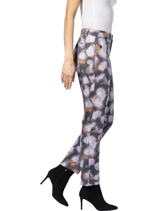 Heine Spodnie w kolorze szaro-fioletowym rozmiar: 40