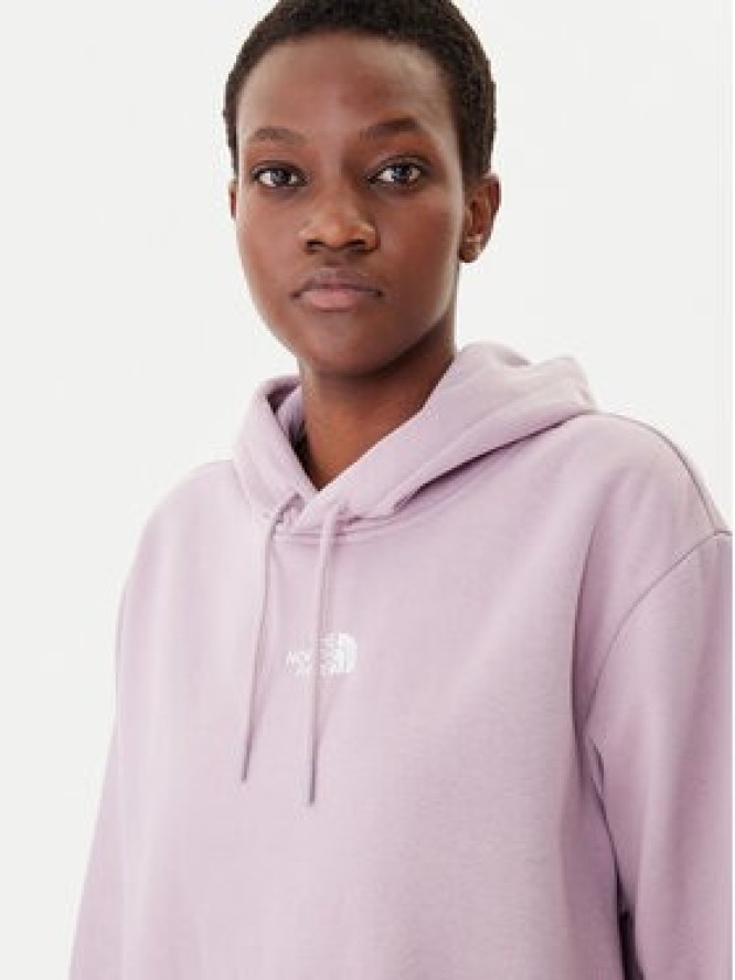 The North Face Bluza Essential NF0A89EX Fioletowy Regular Fit