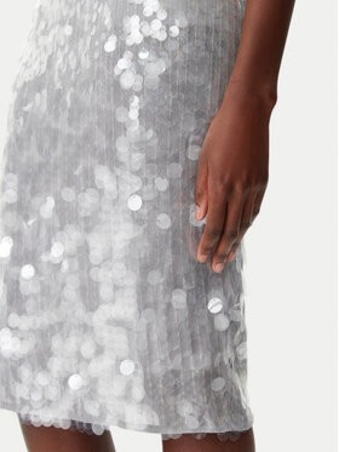 Patrizia Pepe Sukienka koktajlowa 8A1444/J251-S708 Szary Regular Fit