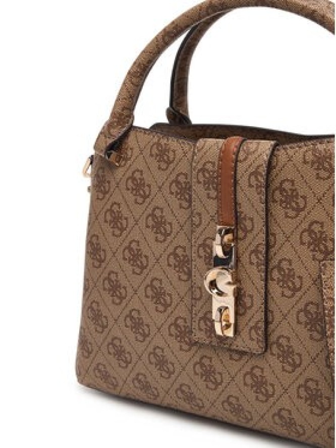 Guess Torebka Yvonne Logo HWSG23 78060 Brązowy