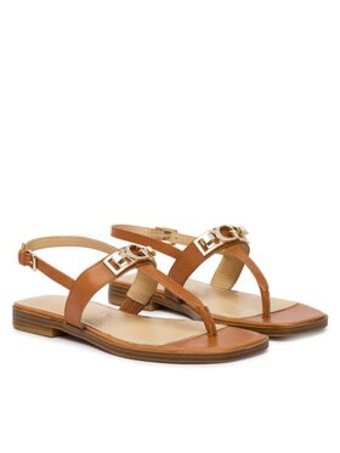 Guess Sandały FLJRMY LEA03 Brązowy