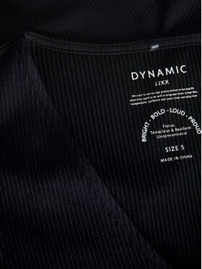 JJXX T-Shirt Hayden 12249361 Czarny Slim Fit