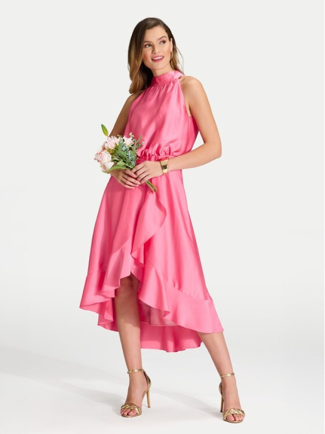 Swing Sukienka koktajlowa 5AH04500 Różowy Regular Fit