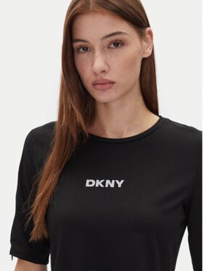 DKNY T-Shirt P4JHBRJQ Czarny Regular Fit