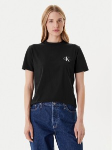 Calvin Klein Jeans Komplet t-shirtów LV047C905G Czarny Regular Fit