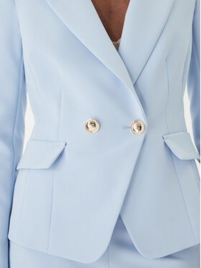 Rinascimento Marynarka CFC0128643003 Błękitny Regular Fit