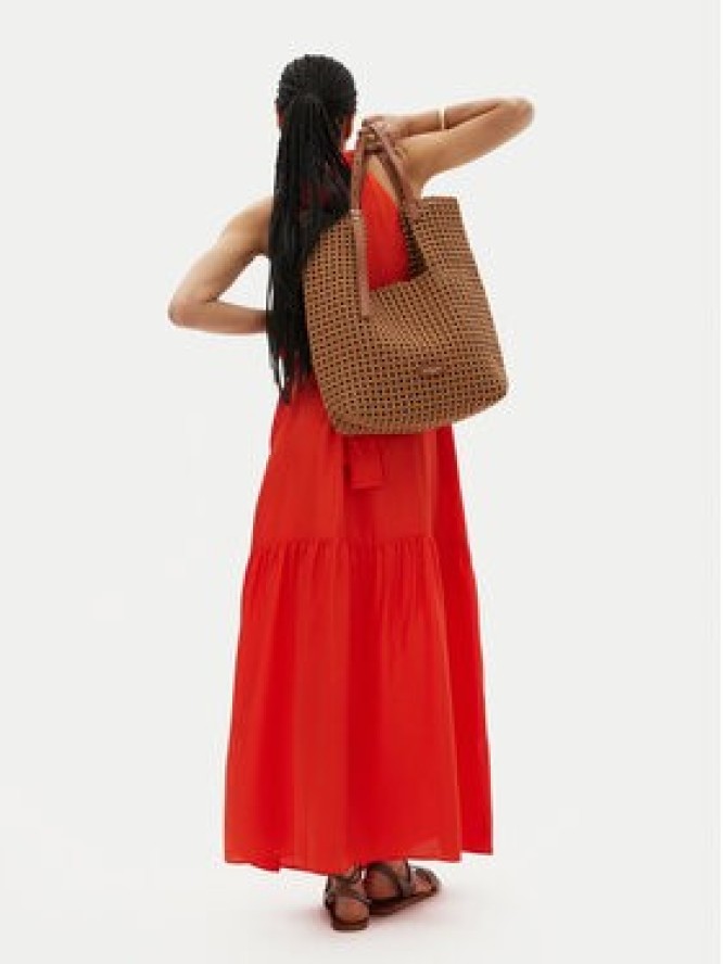 Liu Jo Sukienka wieczorowa WA5393 T5973 Pomarańczowy Regular Fit