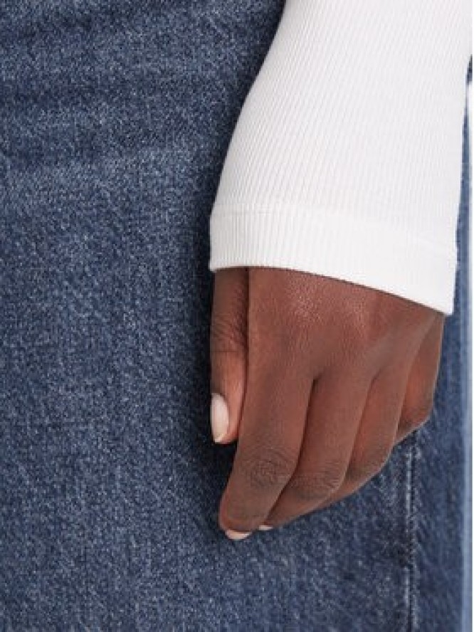 Calvin Klein Jeans Golf LV047D203G Biały Slim Fit