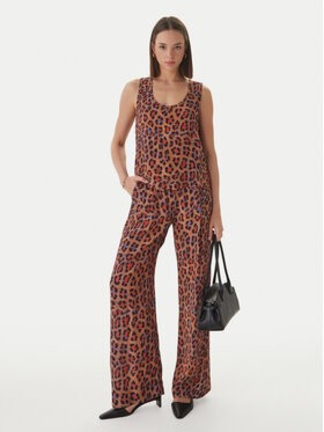 LOLA CASADEMUNT Spodnie palazzo MS2614002 Brązowy Wide Leg