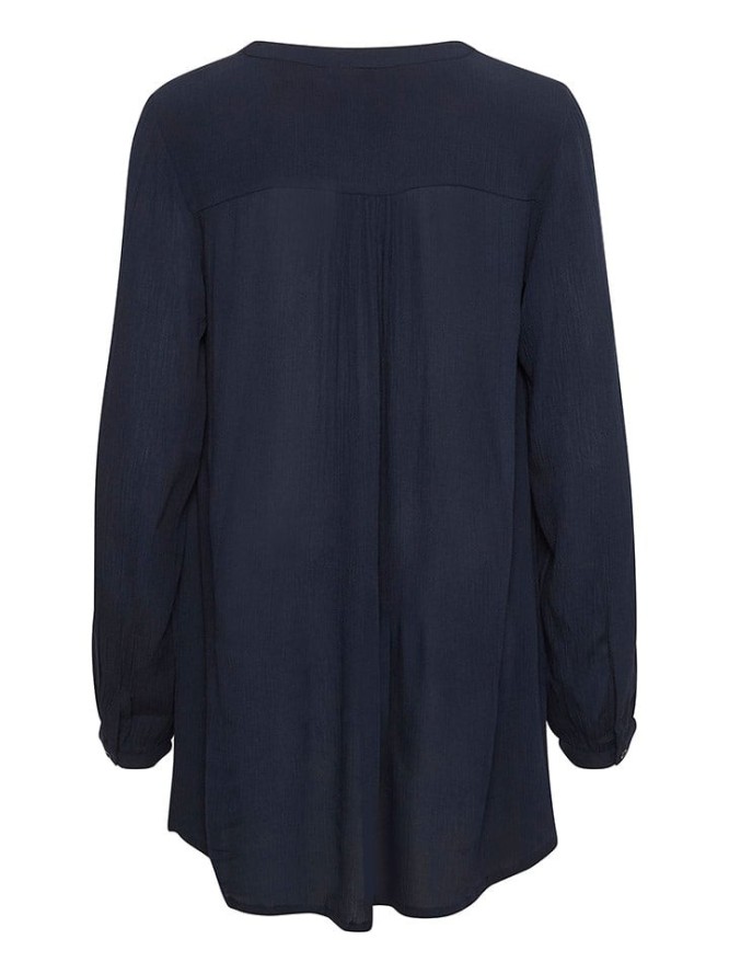 Kaffe Tunika "Amber" w kolorze granatowym rozmiar: 34