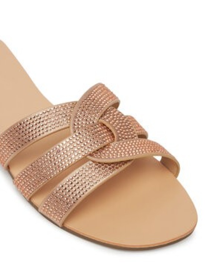 ONLY Shoes Klapki 15340950 Różowe złoto