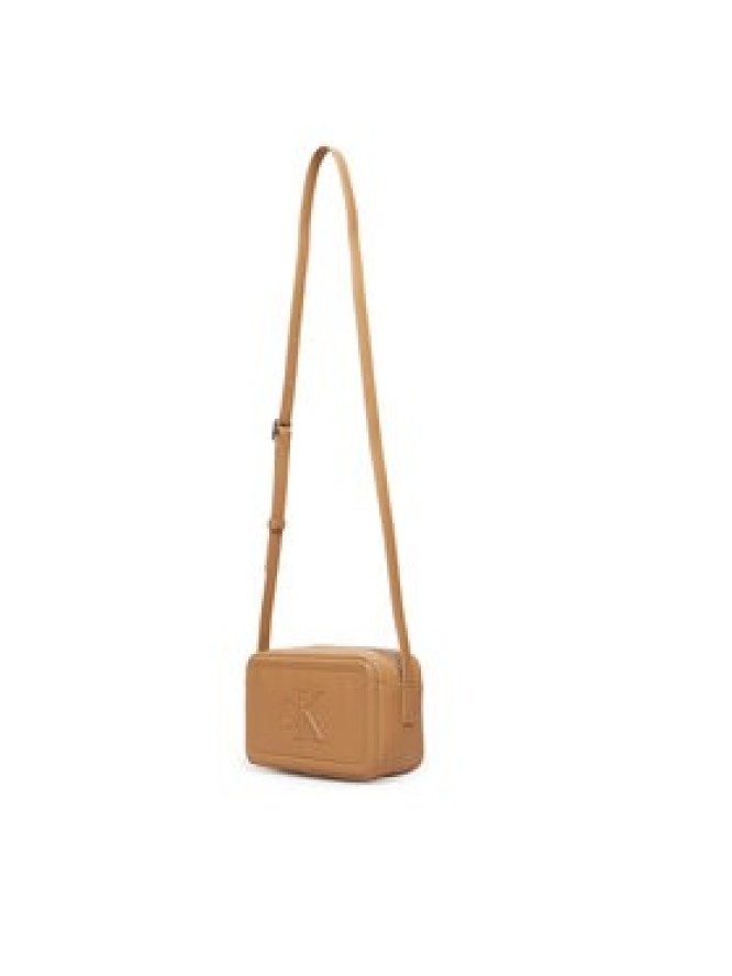Calvin Klein Torebka Bold Ck Camera Bag LV04F3220G Beżowy