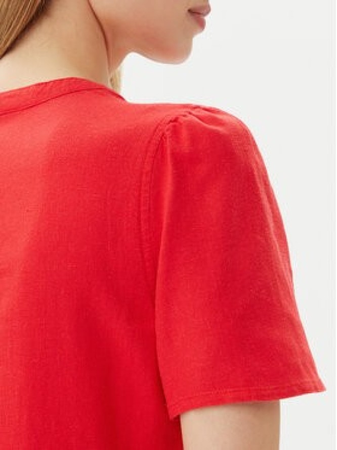 ONLY Sukienka letnia Tiri-Caro 15310970 Czerwony Regular Fit