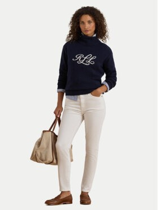 LAUREN RALPH LAUREN Jeansy 200926078001 Biały Skinny Fit