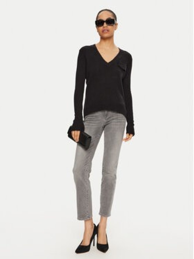 Liu Jo Sweter WF4431 MA49P Czarny Regular Fit