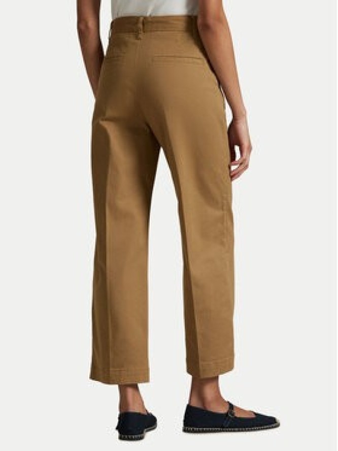 Polo Ralph Lauren Spodnie materiałowe 211873988001 Beżowy Wide Leg