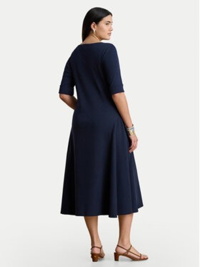 LAUREN RALPH LAUREN Sukienka koktajlowa Munzie 200973599005 Granatowy Regular Fit