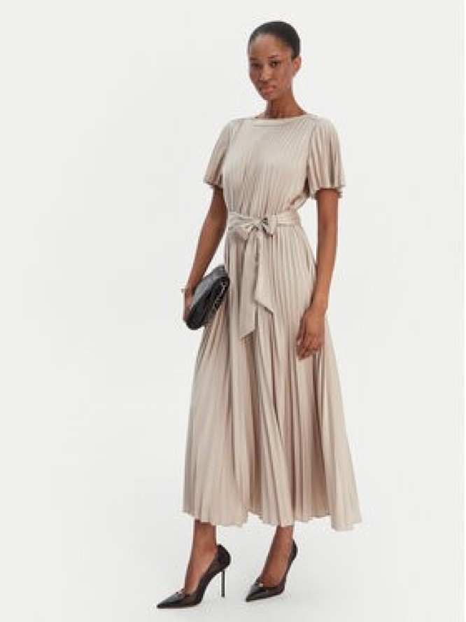 Joseph Ribkoff Sukienka koktajlowa 261752 Beżowy Regular Fit