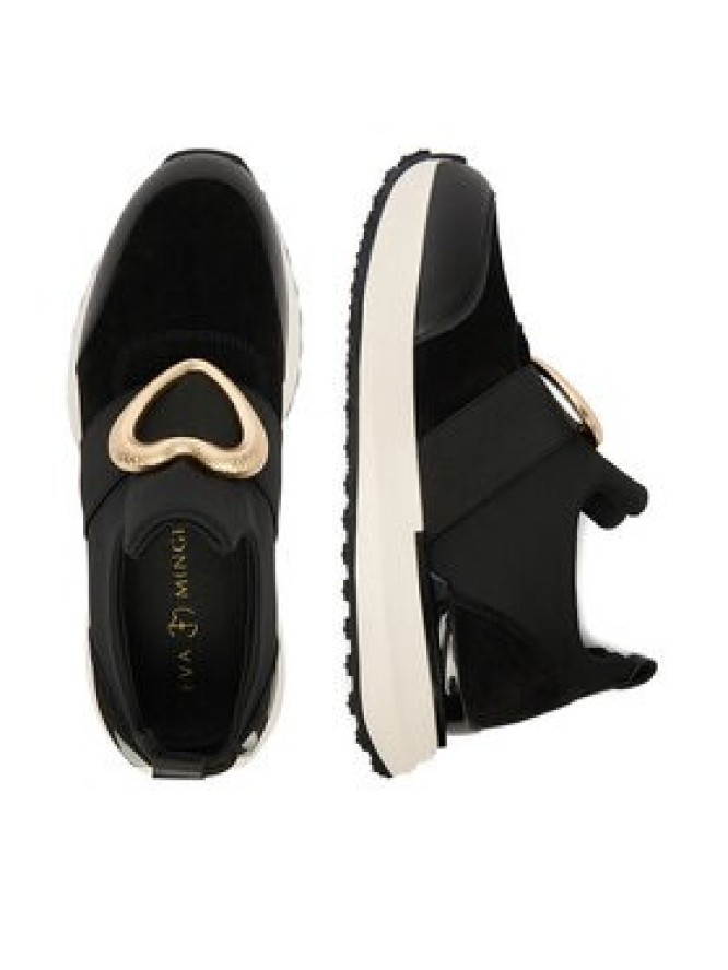 Eva Minge Sneakersy EO-HOLLY-022-1-A10 Czarny