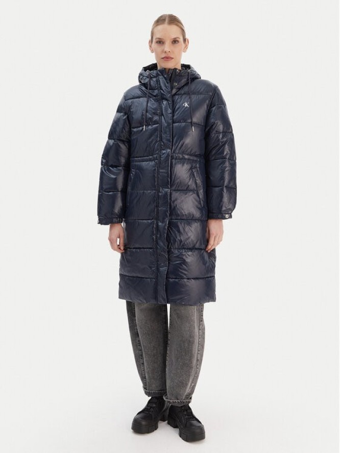 Calvin Klein Jeans Kurtka zimowa LV047D506G Granatowy Relaxed Fit